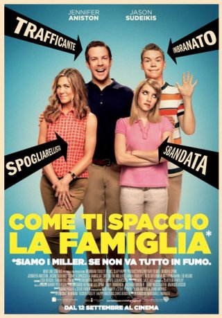 Come ti spaccio la famiglia: la locandina italiana del film