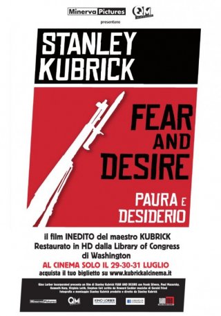La locandina di Fear and Desire dedicata alla riedizione del film