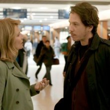 Gare du nord: Nicole Garcia in una scena insieme a Reda Kateb