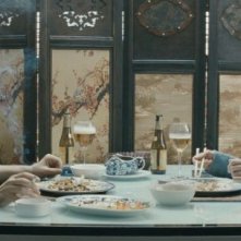 When Evening Falls on Bucharest or Metabolism: Bogdan Dumitrache e Diana Avramut in una scena