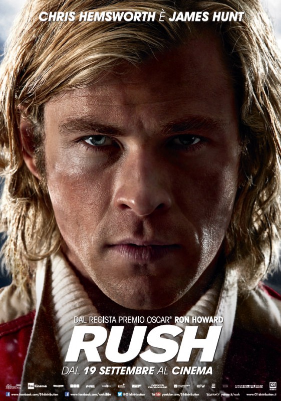 Rush Il Character Poster In Esclusiva Di James Hunt Chris Hemsworth 282137