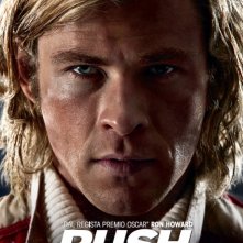 RUSH - il character poster in esclusiva di James Hunt (Chris Hemsworth)