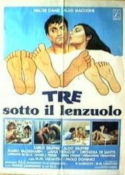 Tre sotto il lenzuolo: la locandina del film