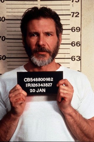 Harrison Ford è il dr. Kimble ne Il fuggitivo
