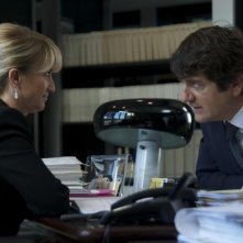Aspirante vedovo: Luciana Littizzetto e Fabio De Luigi in una scena