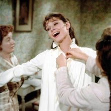 Audrey Hepburn in una scena del film My Fair Lady