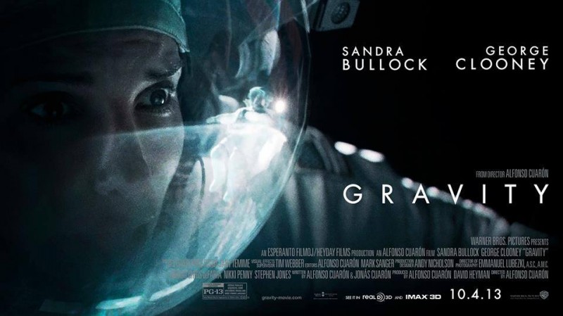 Gravity Sandra Bullock Nel Poster Orizzontale Del Film 282722