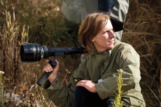 Night Moves: la regista Kelly Reichardt sul set