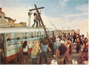 Una scena del film Jesus Christ Superstar
