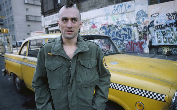 Una scena di Taxi Driver