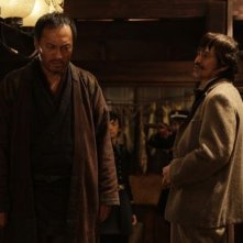 Unforgiven: Ken Watanabe in azione in una scena del film insieme a Kôichi Satô