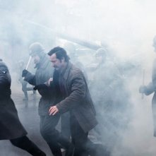 Walesa. Man of Hope: Robert Wieckiewicz è Lech Walesa in una scena