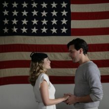 Giovani Ribelli - Kill Your Darlings: Elizabeth Olsen e Jack Huston in una scena