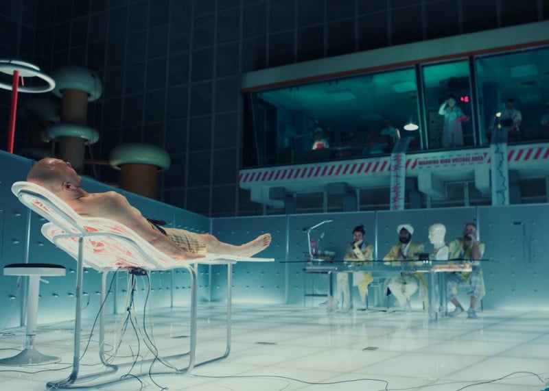 The Zero Theorem: Christoph Waltz in una scena tratta dal film di Terry Gilliam