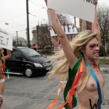 Ukraine is not a Brothel: un'immagine del film che mostra le proteste delle Femen