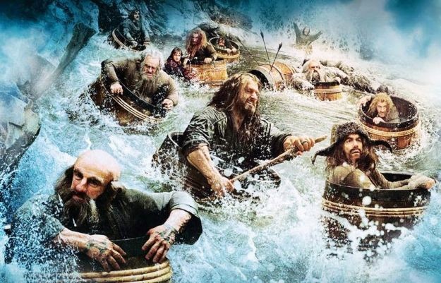 I Nani Galleggiano In Botti Di Legno In Una Spettacolare Scena Di The Hobbit La Desolazione Di Smaug 283027