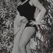 Una immagine di Olimpia Cavalli in costume da bagno.