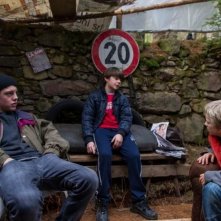 La prima neve: il piccolo Matteo Marchel in un'immagine del film