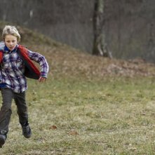 La prima neve:il piccolo Matteo Marchel in una scena