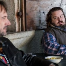 La prima neve: Paolo Pierobon e Giuseppe Battiston in una scena