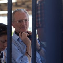 Still Life: il regista Uberto Pasolini sul set del film