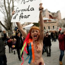 Ukraine is not a Brothel: un'immagine del documentario che mostra le proteste delle Femen