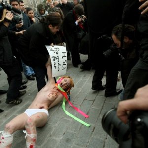 Ukraine is not a Brothel: una scena del documentario sulle Femen