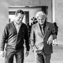 L'arbitro: Stefano Accorsi in un'immagine del film con Grégoire Oestermann