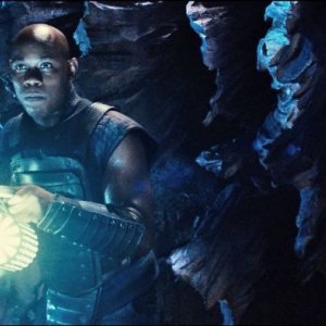 Riddick: Bokeem Woodbine in una scena