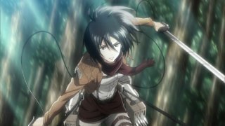 Shingeki no Kyojin: una scena dell'anime