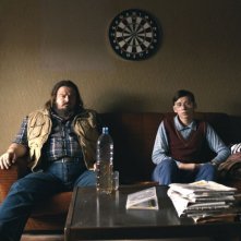 Zoran, il mio nipote scemo: Giuseppe Battiston e Rok Presnikar in una foto promozionale