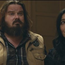 Zoran, il mio nipote scemo: Giuseppe Battiston insieme a Marjuta Slamič in una scena