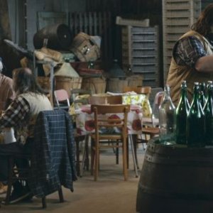 Zoran, il mio nipote scemo: Teco Celio insieme a Giuseppe Battiston in una scena del film