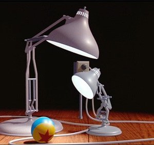 Luxo Junior: una scena del corto Pixar