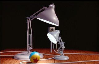 Luxo Junior: una scena del corto Pixar