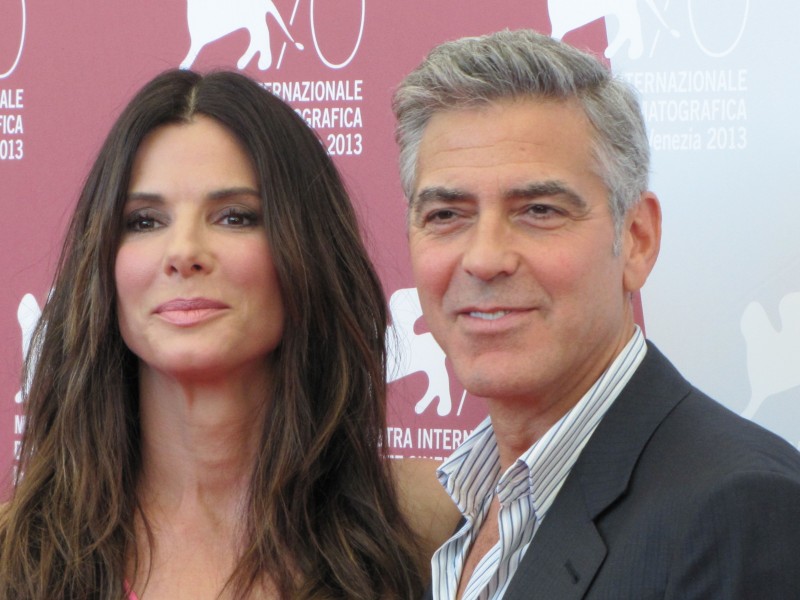 Veenzia 2013 Sandra Bullock E George Clooney Al Lido Con Gravity 283969
