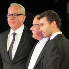 The Canyons a Venezia 2013 - Paul Schrader con Bret Easton Ellis, James Deen sul tappeto rosso