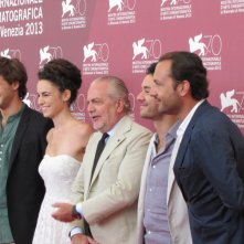 Il terzo tempo alla Mostra del Cinema 2013 - Aurelio e Luigi De Laurentiis, Lorenzo Richelmy, Margherita Laterza, Enrico Maria Artale