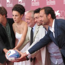 Il terzo tempo alla Mostra del Cinema di Venezia 2013 - Aurelio e Luigi De Laurentiis, Lorenzo Richelmy, Margherita Laterza, Enrico Maria Artale