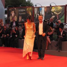Venezia 2013 - Rocco Papaleo e Claudia Potenza sul red carpet del Premio Kineo