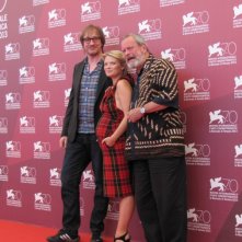Melanie Thierry tra Terry Gilliam  e David Thewlis per presentare The Zero Theorem alla Mostra di Venezia nel 2013