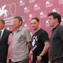 Venezia 2013 - Tom Hardy e Steven Knight presentano 'Locke' alla Mostra del Cinema con Guy Heeley e Paul Webster