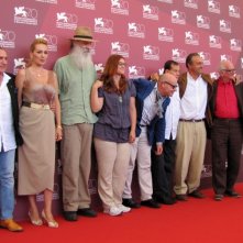 Sacro GRA: il regista Gianfranco Rosi a Venezia 2013 con il suo cast