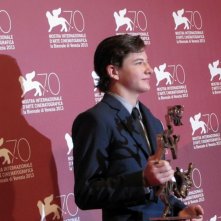 Mostra Di Venezia 2013 Tye Sheridan Con Il Premio Mastroianni Vinto Per Il Film Joe 284864