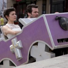 Audrey Tautou con Romain Duris in una scena di Mood Indigo - La schiuma dei giorni