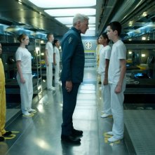 Ender's Game: un minaccioso Harrison Ford punta la recluta Asa Butterfield