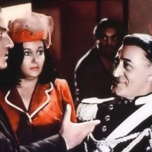 OLIMPIA CAVALLI CON TOTO' E VITTORIO DE SICA NE I 2 MARESCIALLI