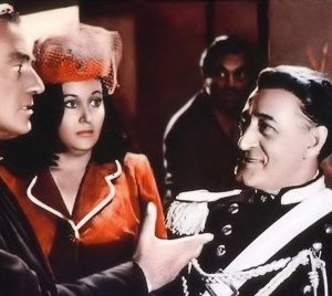 OLIMPIA CAVALLI CON TOTO' E VITTORIO DE SICA NE I 2 MARESCIALLI