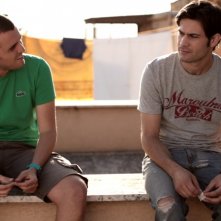 Valerio Di Benedetto e Cristian Di Sante in una scena di Spaghetti Story