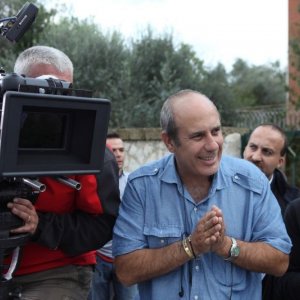 Universitari - Molto pià che amici: Federico Moccia sul set della commedia